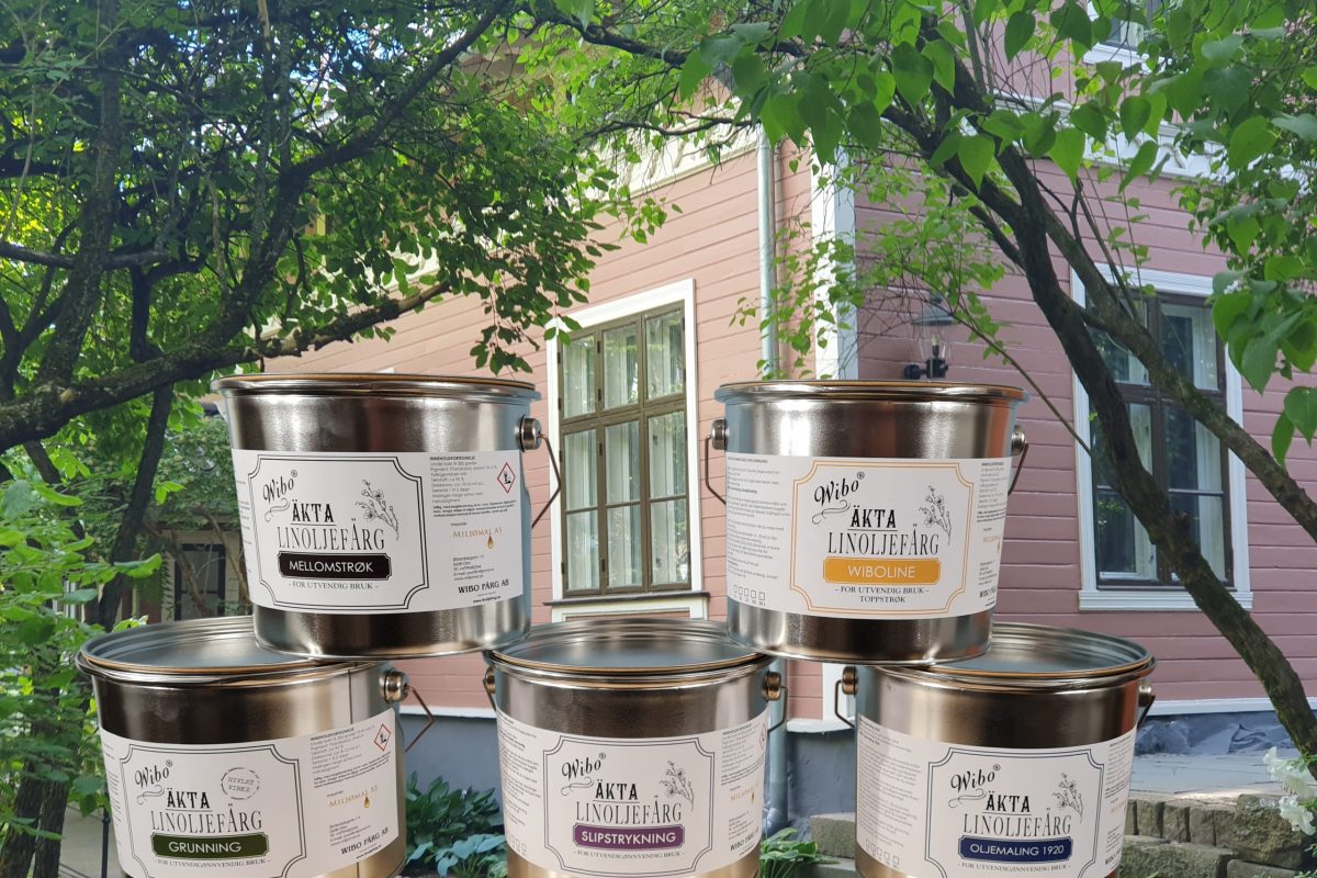 Grotten burkar linoljemaling