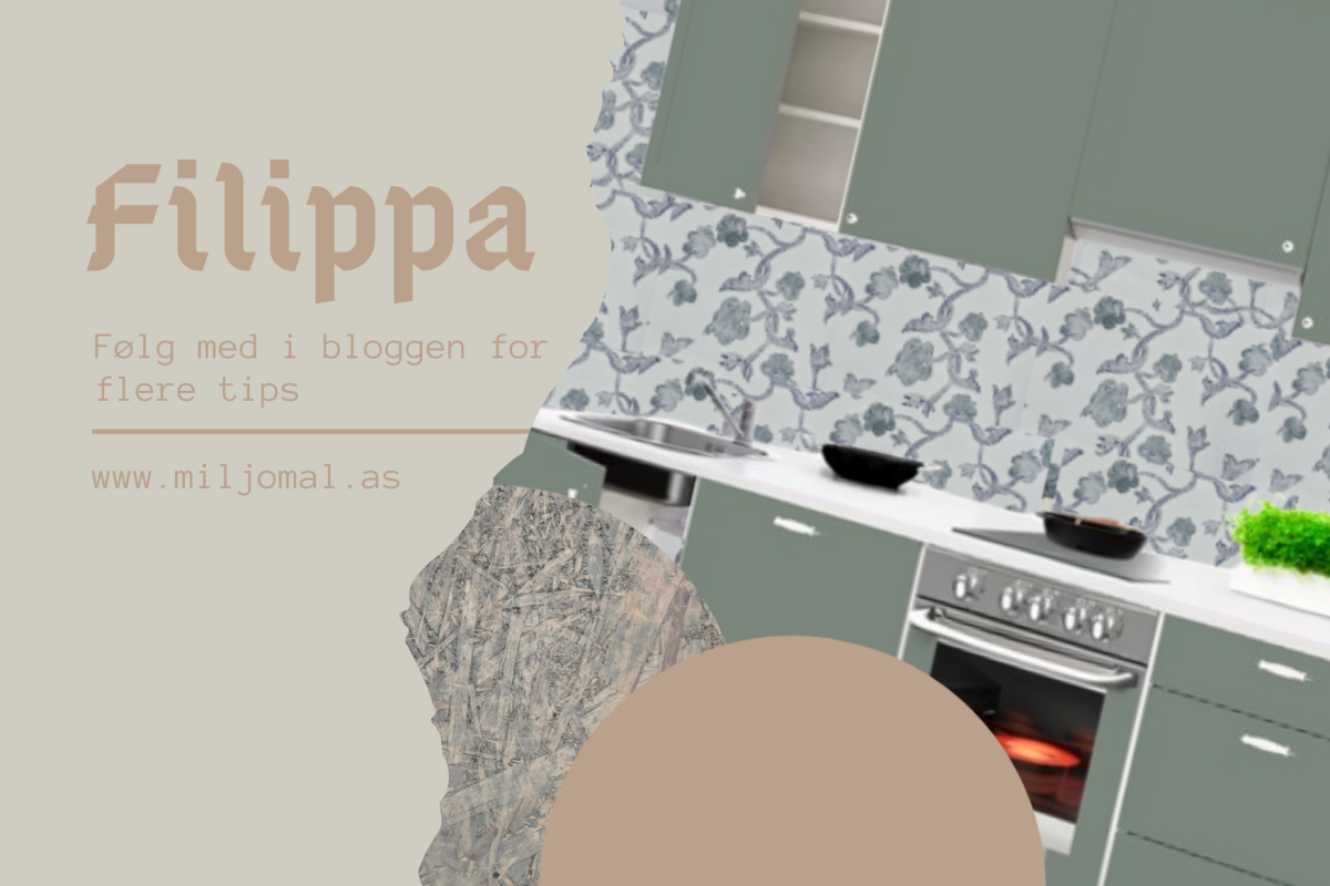 Filippa___ Inspirasjon tapet kjøkken