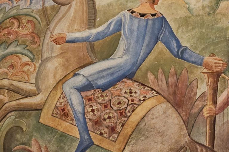 restaurert Freskomaling