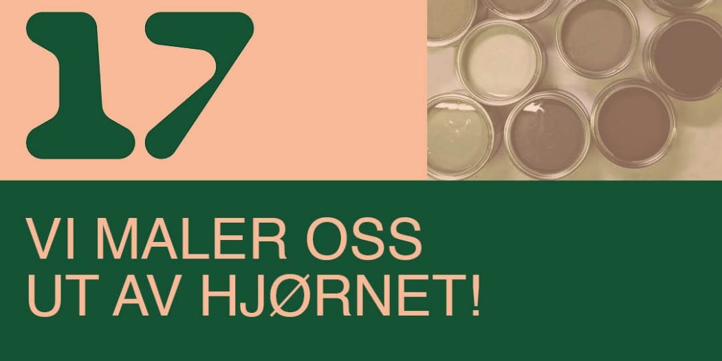 Vi maler oss ut av hjørnet